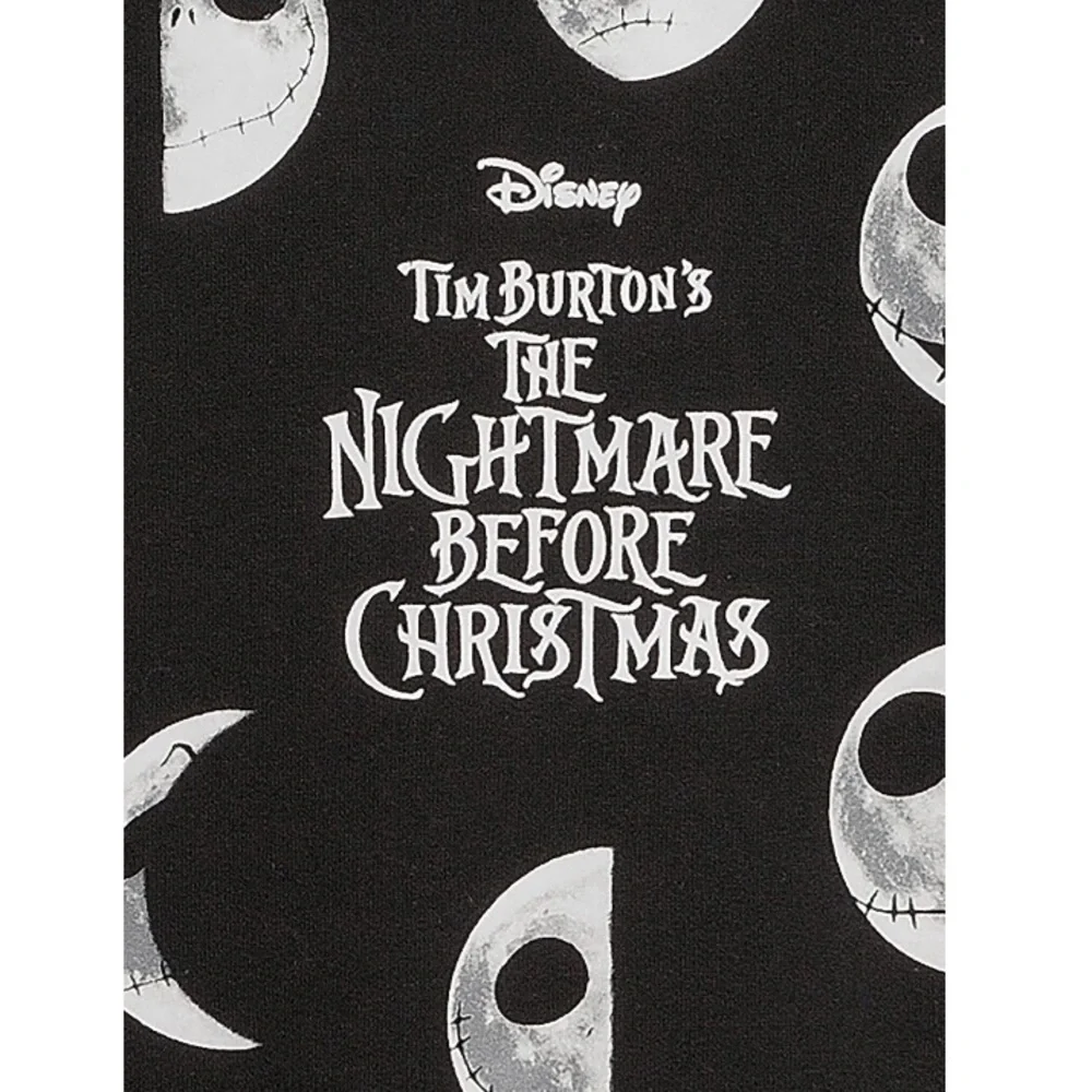 Disney Nightmare Before Christmas black Sweatshirt Disney Phase Jack XL - Picture 5 of 5